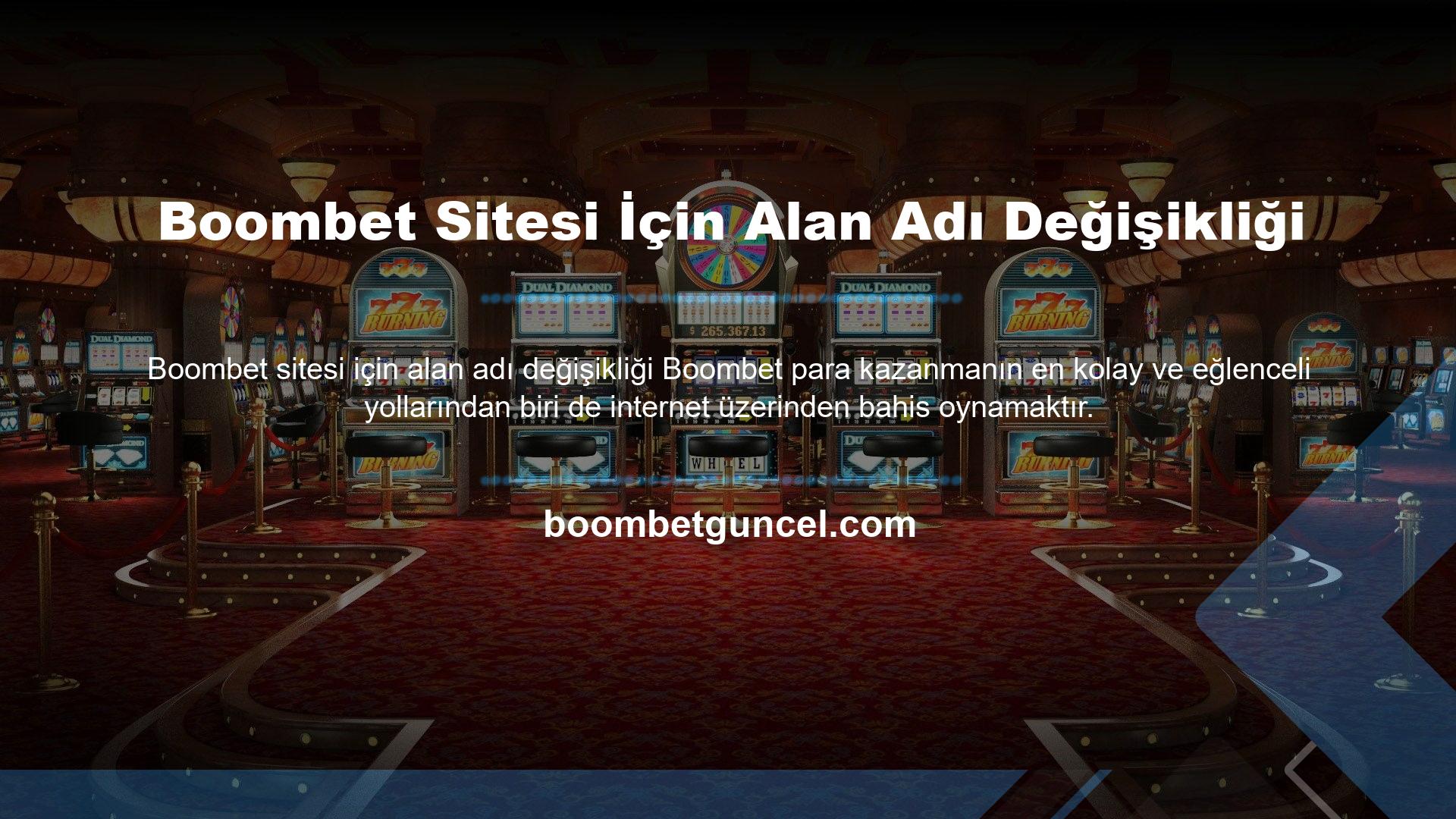 Ne yazık ki, Boombet gibi birçok kullanıcının favori casino siteleri ülkemizde engellenmiştir