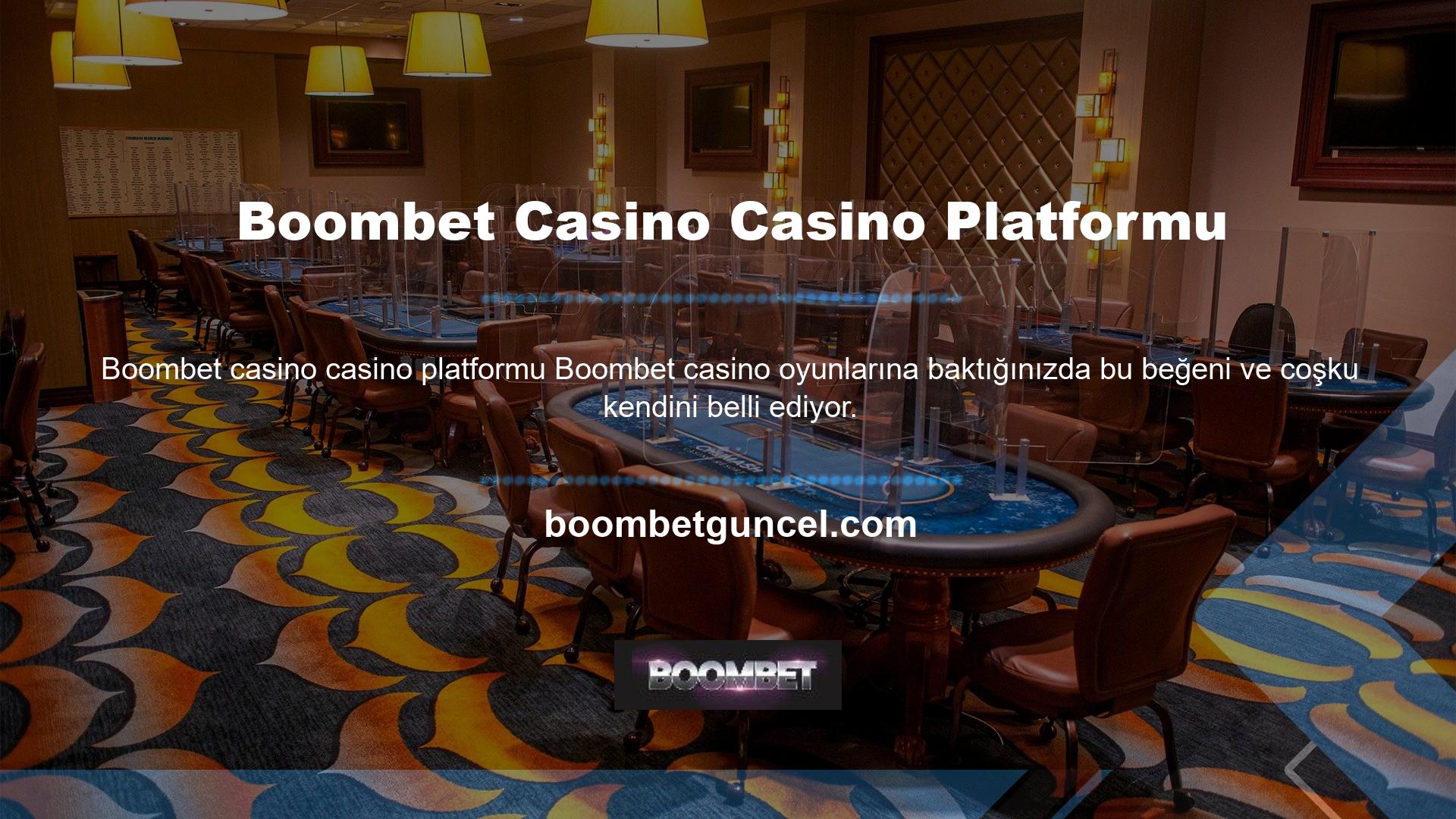 Boombet casino bahis platformu her zaman oyuncular arasında en popüler oyun olmuştur