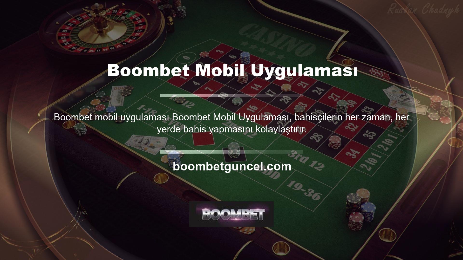 Bahis sitesi URL'si veya sosyal medya bahis sitesi üzerinden Boombet mobil programını indirdikten sonra kullanıcı adı ve şifrenizi kullanarak hemen giriş yapabilirsiniz